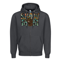 Smoke show mom highland cow Zipper Hoodie - SublimationCraftShop