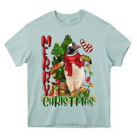 Arona merry christmas penguin Heavy Core Tee - LillyAllenDesigns