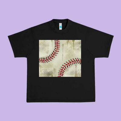 Dirty Baseball Pattern Urban Heavy Tee Designed By Tumblerdesignbyshophia