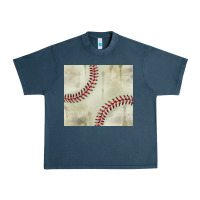 Midnight Navy dirty baseball pattern Urban Heavy Tee - TumblerDesignByShophia