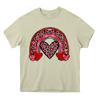 Mossy valentines heart rainbow Heavy Core Tee - JahusDesignShop