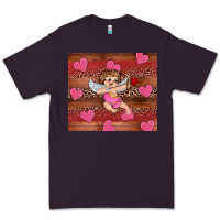 Plum valentine's day cupid heart Premium Tee - RanaPortraitStore