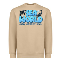 Mushroom Sea World Family Adventure 2025 Heavyweight Sweatshirt - CowhideDigitalArt