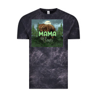 Cloud Black Mama bear tumbler Vintage Tee - HowdyJamesFarm