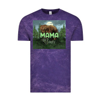 Cloud Purple Mama bear tumbler Vintage Tee - HowdyJamesFarm