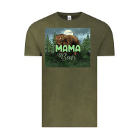 Vintage Olive Mama bear tumbler Vintage Tee - HowdyJamesFarm