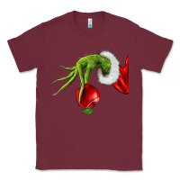 Burgundy Christmas Character Classic Tee - NancyCooperArtShop