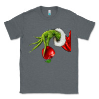 Charcoal Heather Christmas Character Classic Tee - NancyCooperArtShop