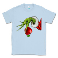 Dusty Blue Christmas Character Classic Tee - NancyCooperArtShop