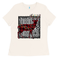 Bone Christmas Deer Ladies Tee - Bettercallsaul