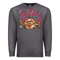 Charcoal Heather golden retriever mom Premium Sweatshirt - Artiststas