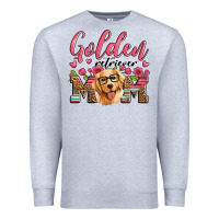 Heather Grey golden retriever mom Premium Sweatshirt - Artiststas