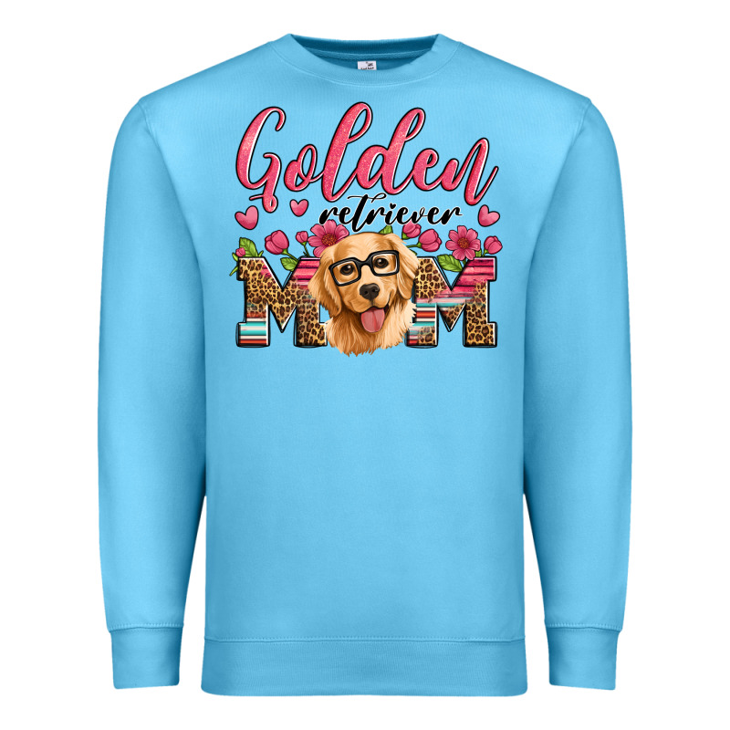 Golden Retriever Mom Premium Sweatshirt by Artiststas | Teevron