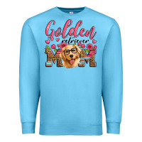 Ocean Blue golden retriever mom Premium Sweatshirt - Artiststas