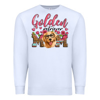 White golden retriever mom Premium Sweatshirt - Artiststas