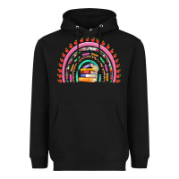 Black teacher pen apple books rainbow Heavyweight Hoodie - Artiststas