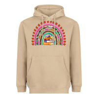 Mushroom teacher pen apple books rainbow Heavyweight Hoodie - Artiststas