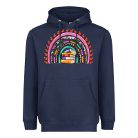 Navy teacher pen apple books rainbow Heavyweight Hoodie - Artiststas