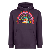 Plum teacher pen apple books rainbow Heavyweight Hoodie - Artiststas
