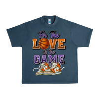 Midnight Navy for the love of the game basketball Urban Heavy Tee - HowdyJamesFarm