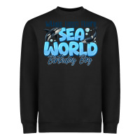 Black Whale Hello There Sea World Birthday Boy Heavyweight Sweatshirt - CowhideDigitalArt