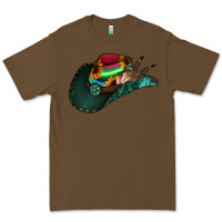 Cacao Aztec Sunflower Cowboy Hat Premium Tee - Bettercallsaul