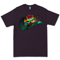 Plum Aztec Sunflower Cowboy Hat Premium Tee - Bettercallsaul