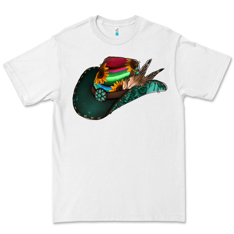 Aztec Sunflower Cowboy Hat Premium Tee by Bettercallsaul | Teevron