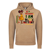 Vintage Coffee i am black history black girl peekaboo juneteenth Vintage Hoodie - CowGirlArtShop