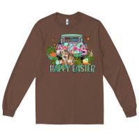 Chestnut Happy Easter Day Long Sleeve Tee - CowGirlArtShop