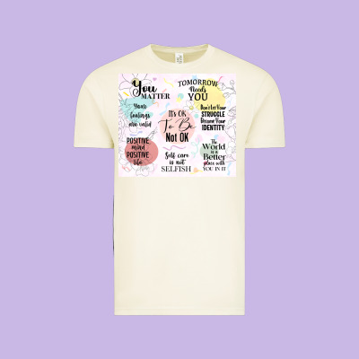It's Ok To Be Not Ok Vintage Tee Designed By Tumblerdesignbyshophia