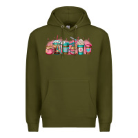 Army Green nurse fuel coffee cup Premium Hoodie - Jasminsmagicworld