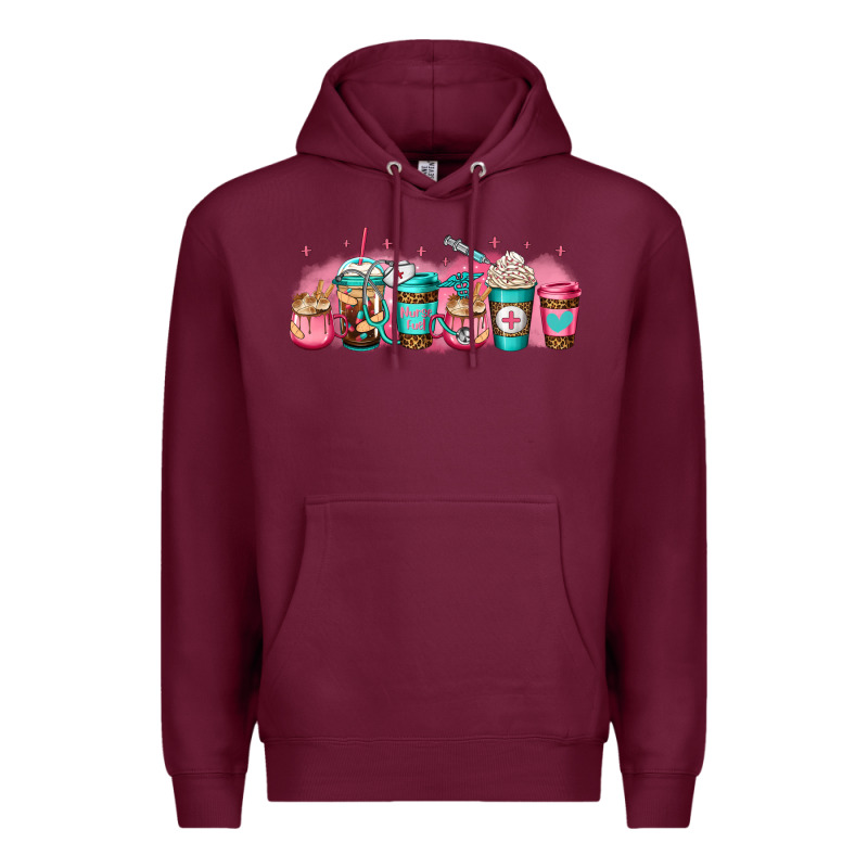 Nurse Fuel Coffee Cup Premium Hoodie by Jasminsmagicworld | Teevron