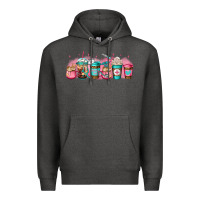 Charcoal Heather nurse fuel coffee cup Premium Hoodie - Jasminsmagicworld