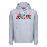 Heather Grey nurse fuel coffee cup Premium Hoodie - Jasminsmagicworld