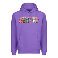 Purple nurse fuel coffee cup Premium Hoodie - Jasminsmagicworld
