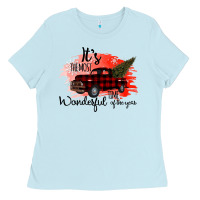 Baby Blue It s The Most Wonderful Time Of The Year Ladies Tee - Bettercallsaul