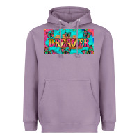 Lavender dreamer with butterfly and tie dye  licance  plate Heavyweight Hoodie - Artiststas