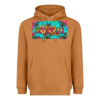 Meerkat dreamer with butterfly and tie dye  licance  plate Heavyweight Hoodie - Artiststas