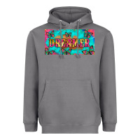Storm dreamer with butterfly and tie dye  licance  plate Heavyweight Hoodie - Artiststas
