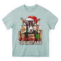Merry Christmas Alpine Goat Heavy Core Tee | Teevron
