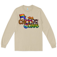 Mushroom Western choose love Long Sleeve Tee - CowGirlArtShop