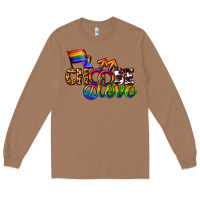 Toasted Coconut Western choose love Long Sleeve Tee - CowGirlArtShop