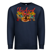 Navy german shepherd mom Premium Sweatshirt - Artiststas