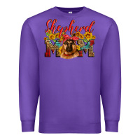 Purple german shepherd mom Premium Sweatshirt - Artiststas