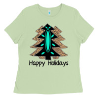 Matcha Happy Holidays Tree Ladies Tee - Bettercallsaul