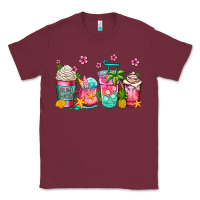 Burgundy summer coffee cups Classic Tee - Jasminsmagicworld