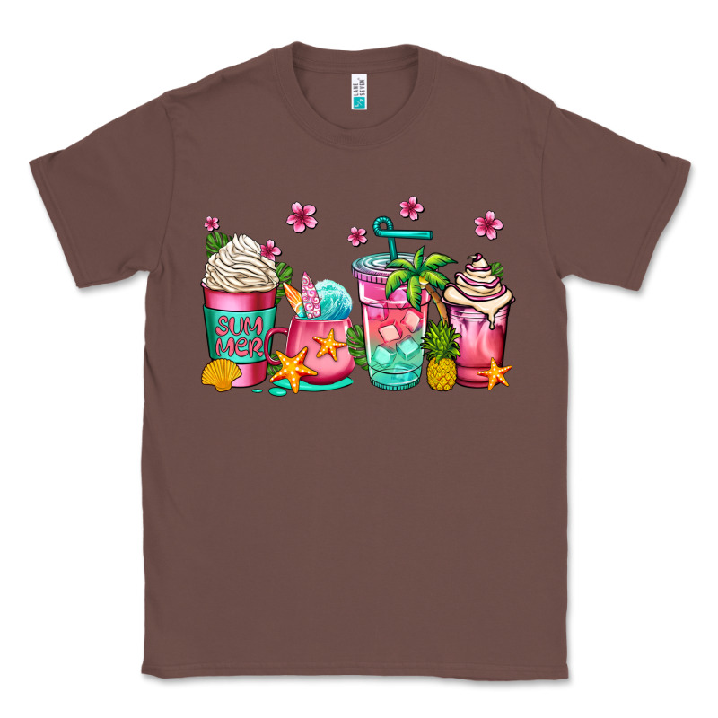 Summer Coffee Cups Classic Tee by Jasminsmagicworld | Teevron