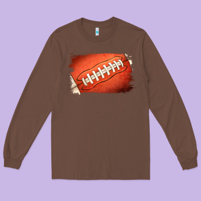American Football Brushstroke Long Sleeve Tee Designed By Jasminsmagicworld