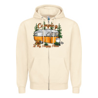 Camping Is My Happy Place Zipper Hoodie | Teevron